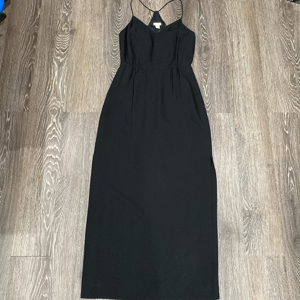 Black maxi dress
